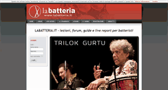 Desktop Screenshot of labatteria.it